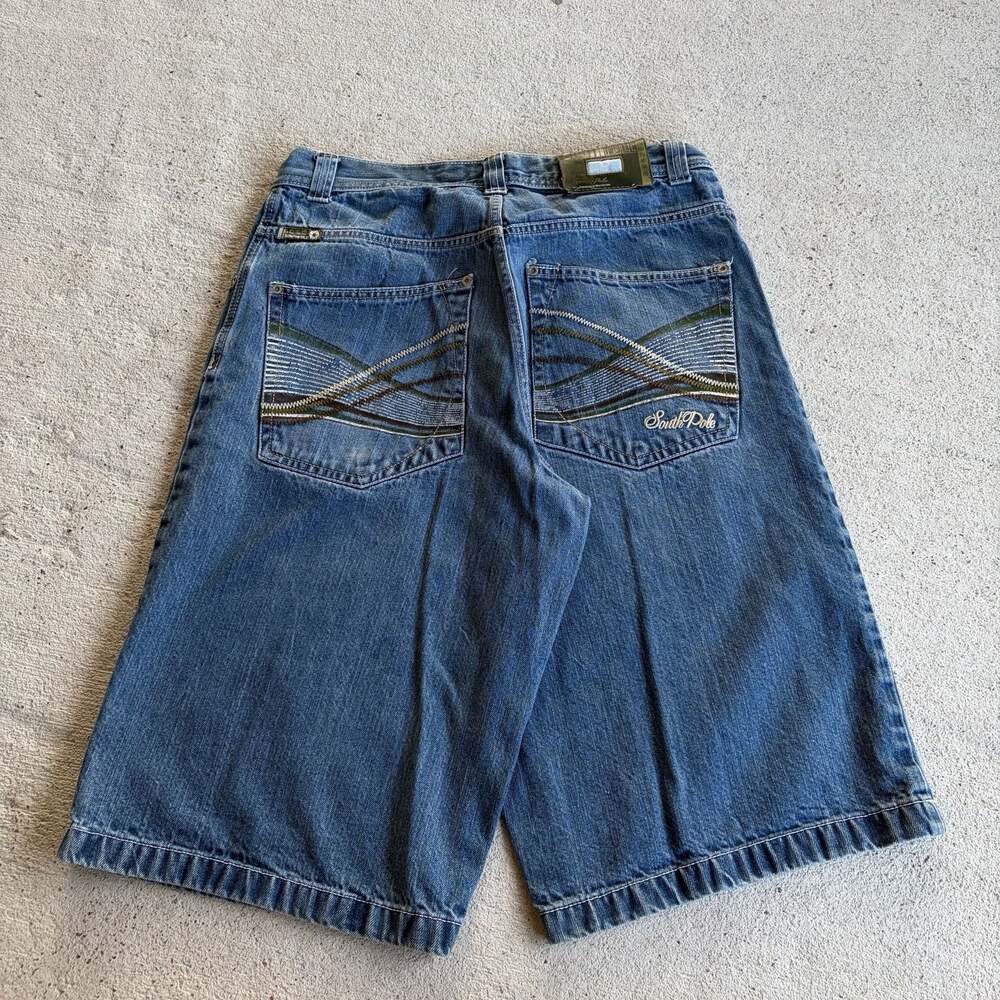 Y2k SouthPole Baggy Denim Jorts Blue Tab